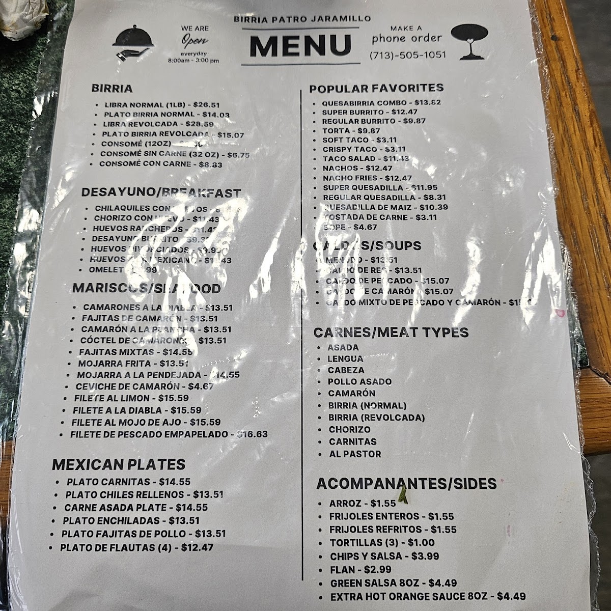 Taco's Puro Monterrey I Iñor Menu - Image 2